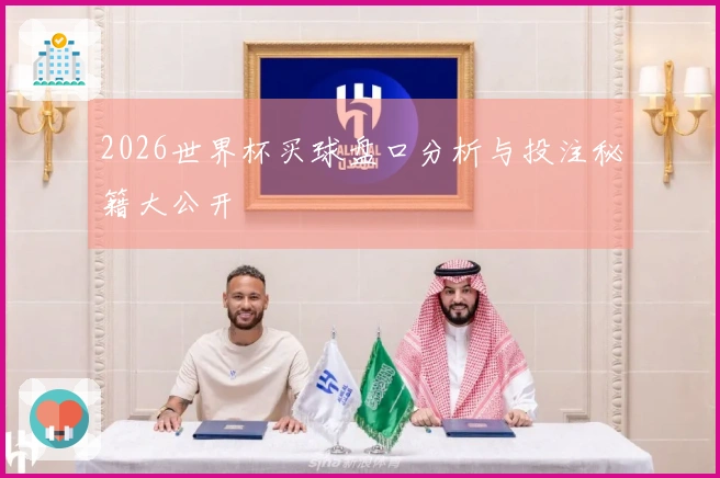 2026世界杯买球盘口分析与投注秘籍大公开